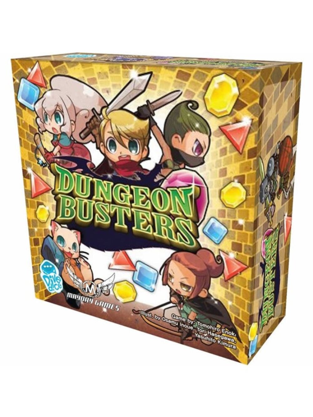 Dungeon Busters Card Game By Mayday Games 7+ 3-5 Players 20 Min Strategy NEW
